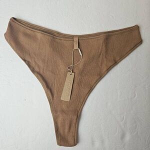 SKIMS RIBBED COTTON PANTY NWT